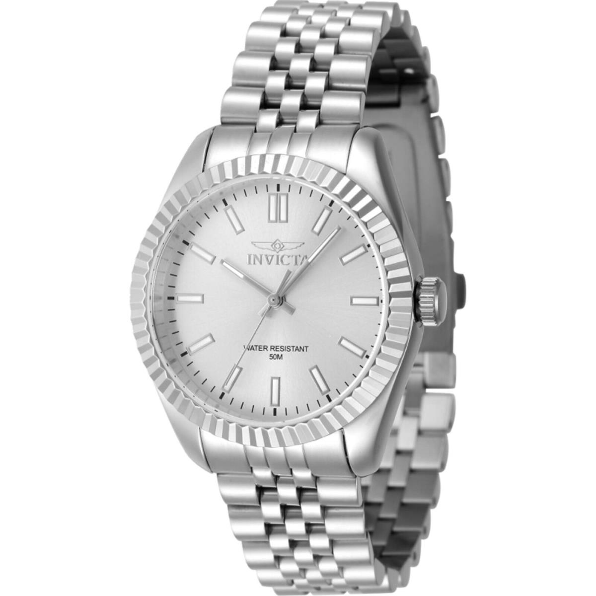 Invicta Women`s Watch Specialty Quartz Silver Tone Dial Steel Bracelet 47495