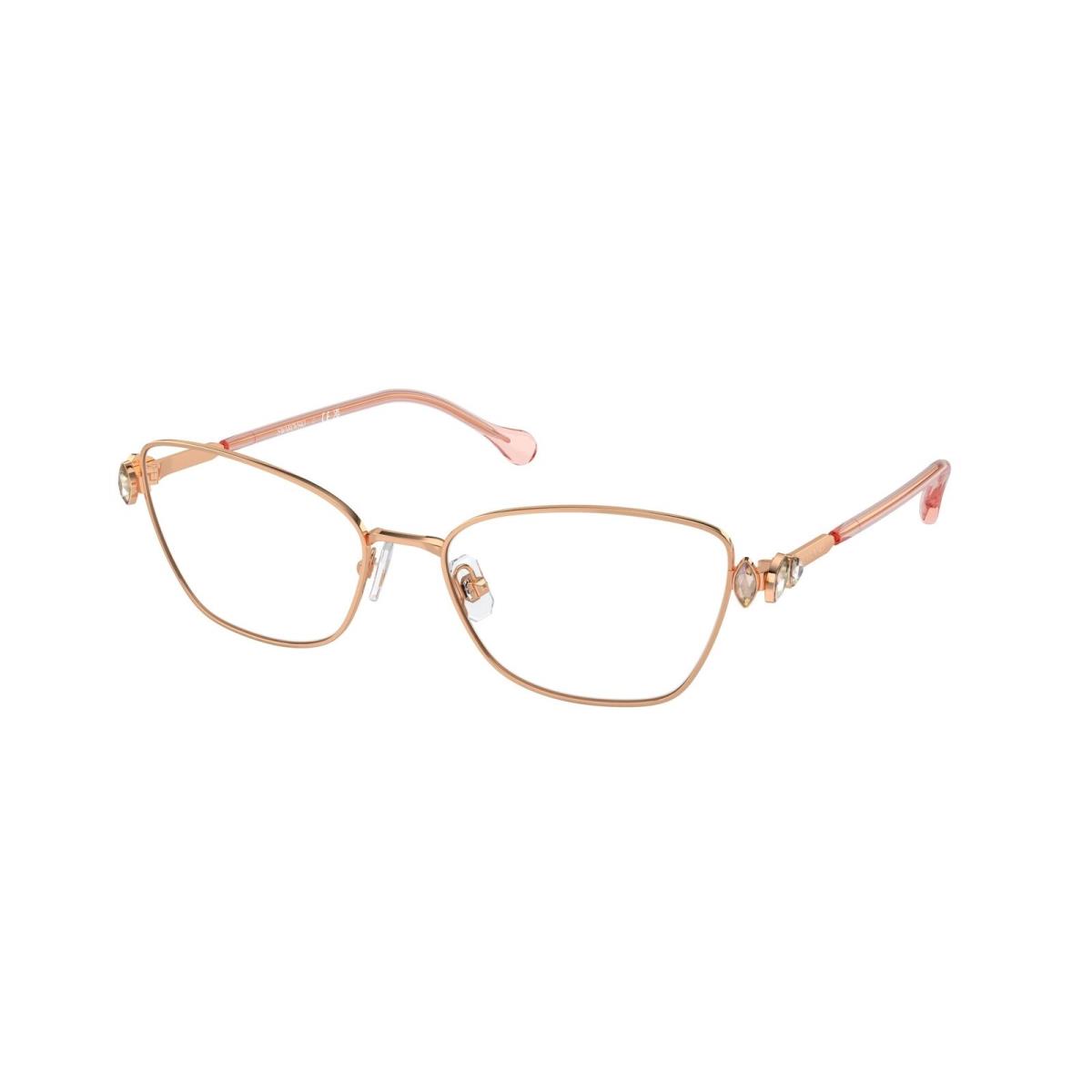 Swarovski SK1006 4014 Rose Gold Demo Lens 53 mm Women`s Eyeglasses