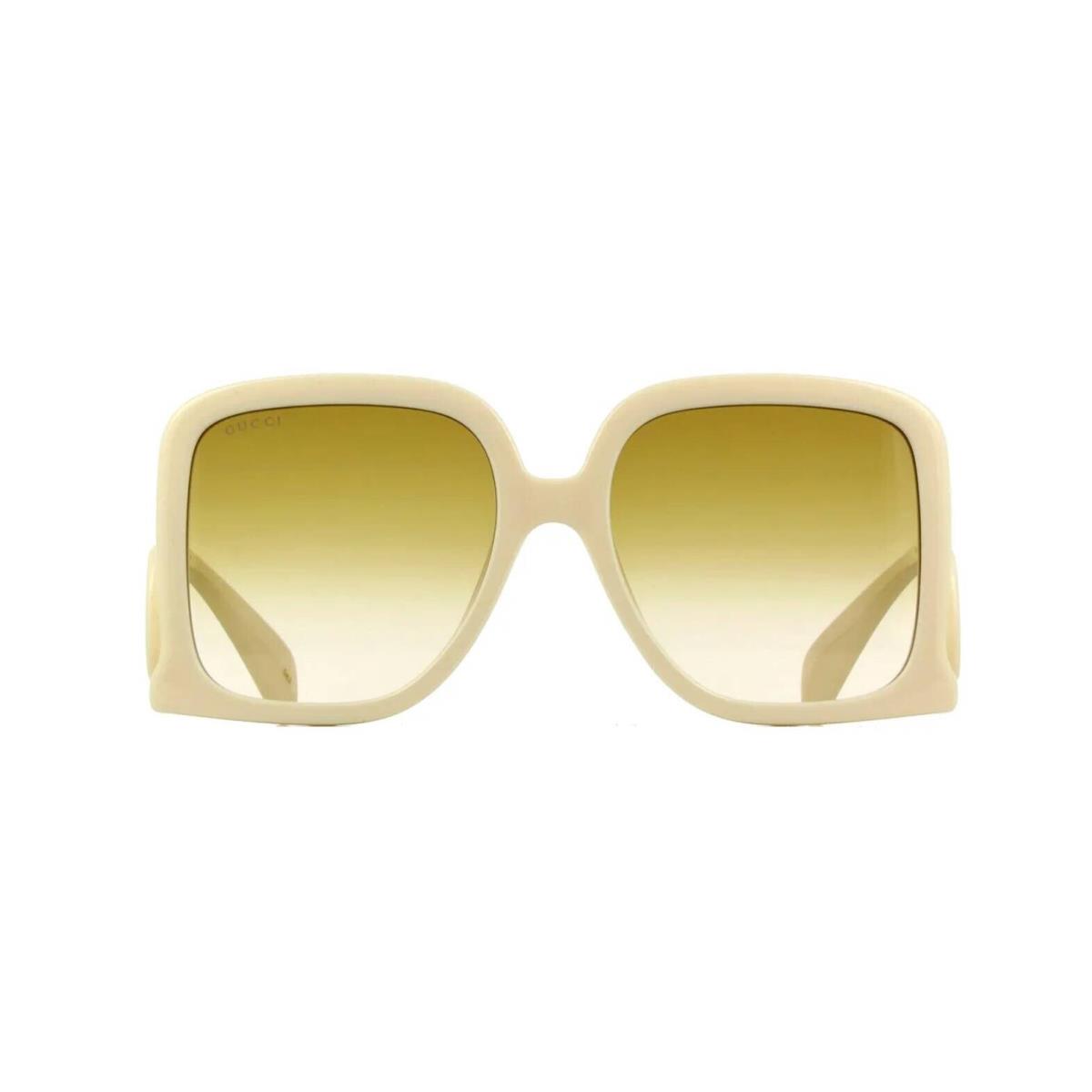 Gucci GG1326S Ivory/brown Shaded 002 Sunglasses