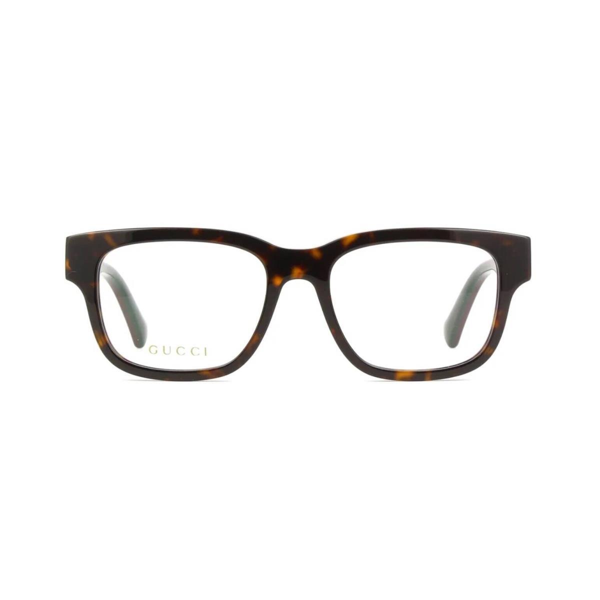 Gucci GG1303O Havana with Green 002 Eyeglasses