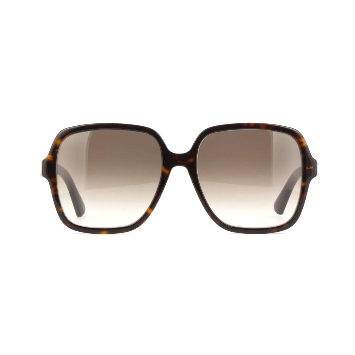 Gucci GG1189S Dark Havana/brown Shaded 003 Sunglasses