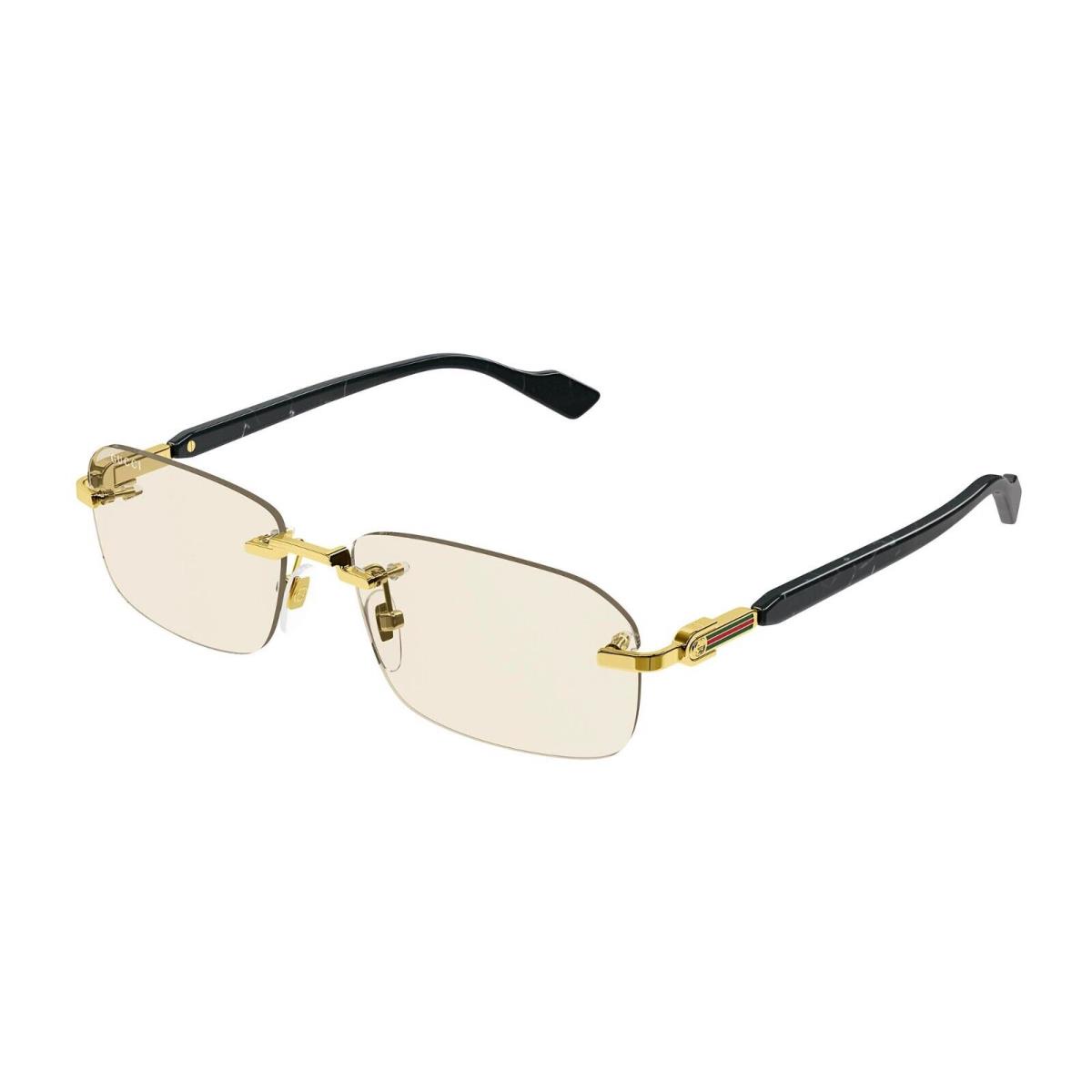 Gucci GG1221S Gold/light Yellow 005 Sunglasses