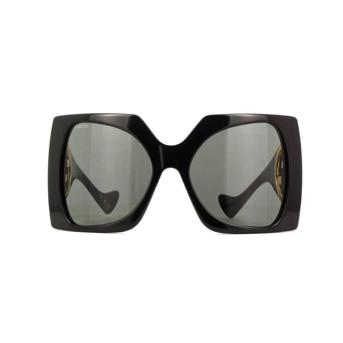 Gucci GG1255S Black Gold/grey 001 Sunglasses