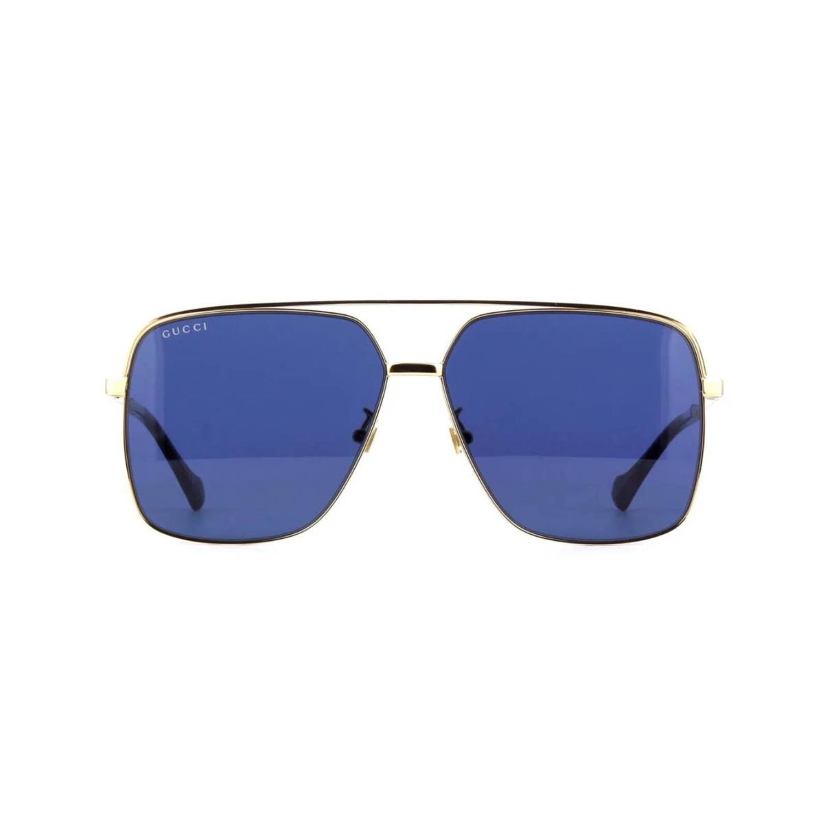 Gucci GG1099SA Gold/blue 002 Sunglasses