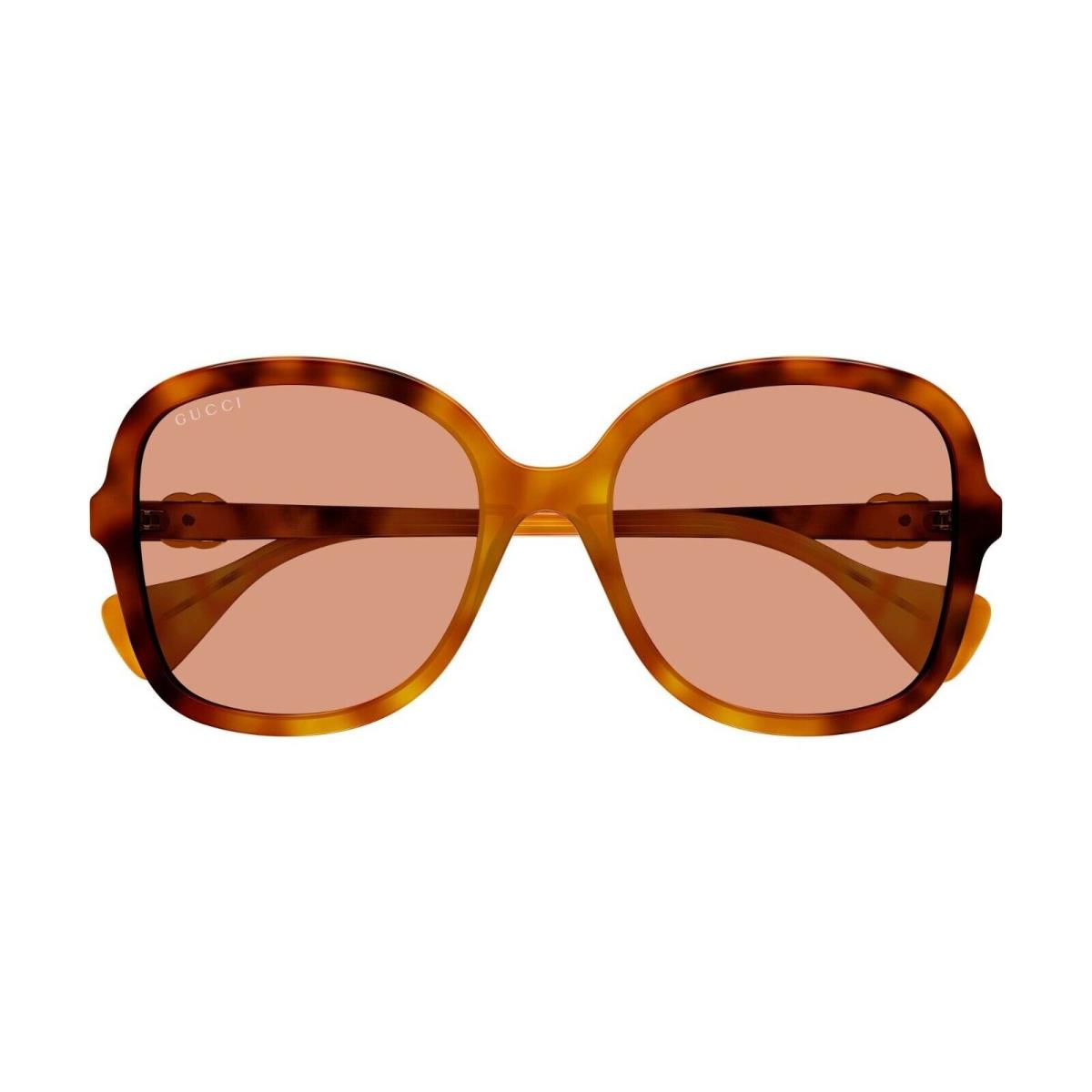 Gucci GG1178S Light Havana/orange 004 Sunglasses