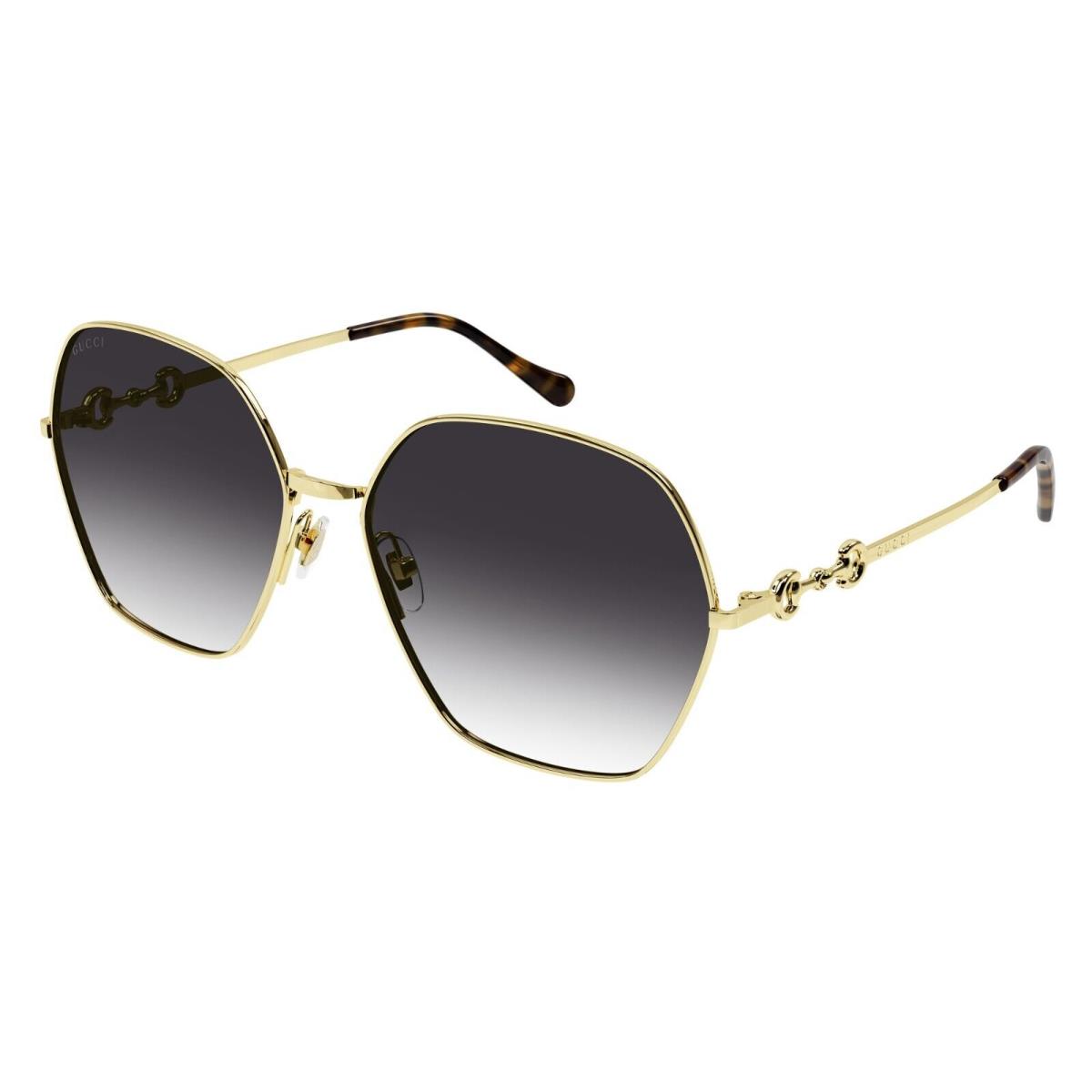 Gucci GG1335S Gold/grey Shaded 001 Sunglasses