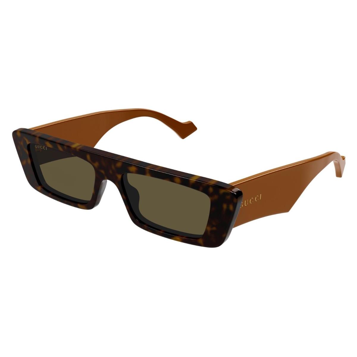 Gucci GG1331S Havana and Orange/brown 003 Sunglasses