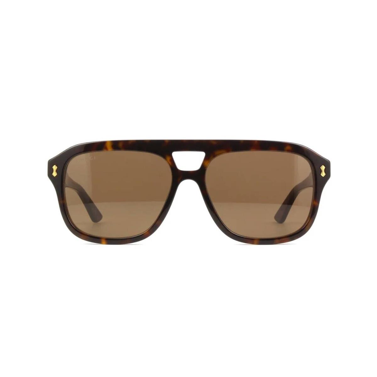 Gucci GG1263S Havana/brown 006 Sunglasses