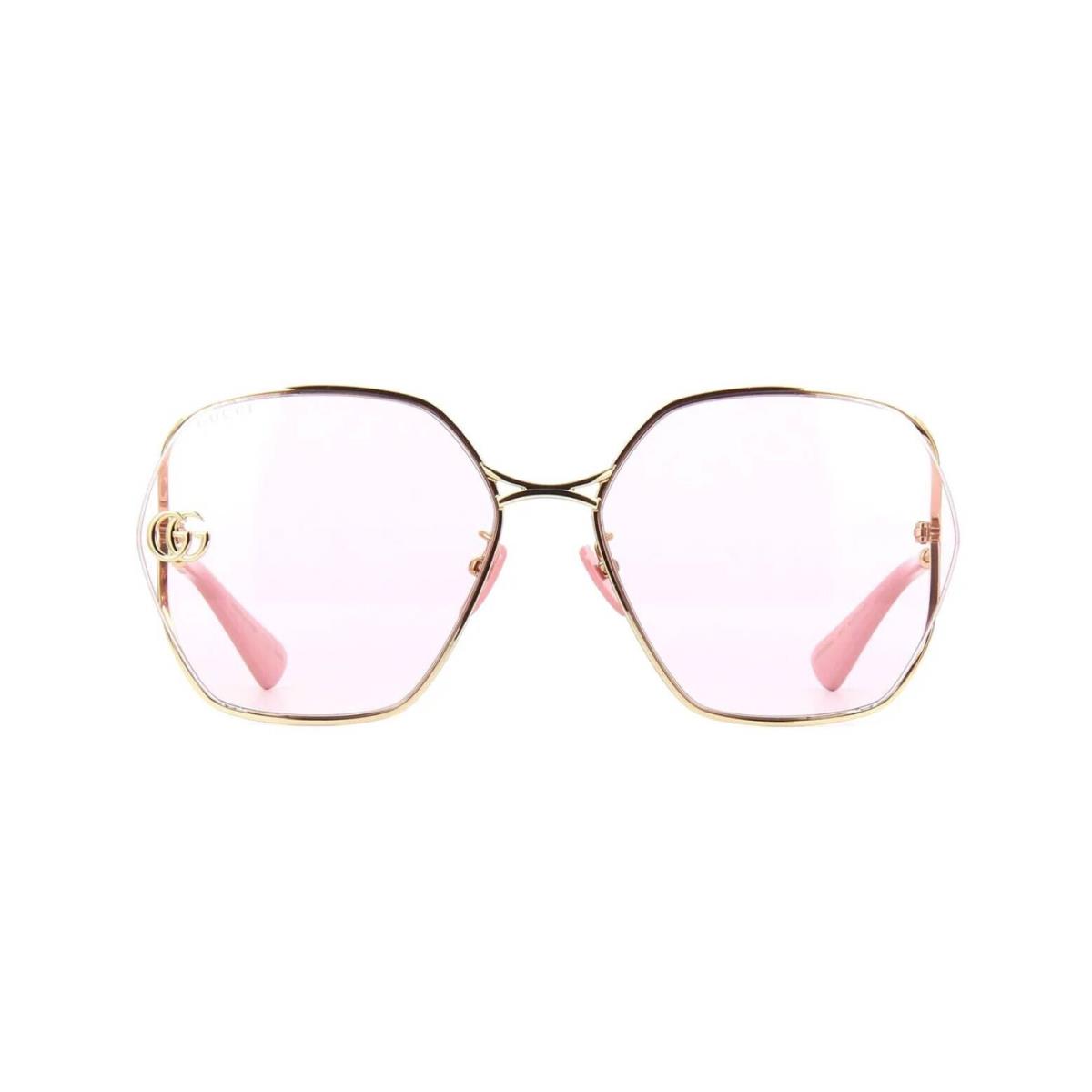 Gucci GG0818SA Gold/light Pink 003 Sunglasses