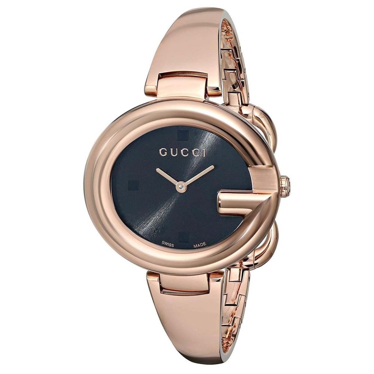 Gucci YA134305 G-timeless 36MM Women`s Rose-tone Stainless Steel Watch