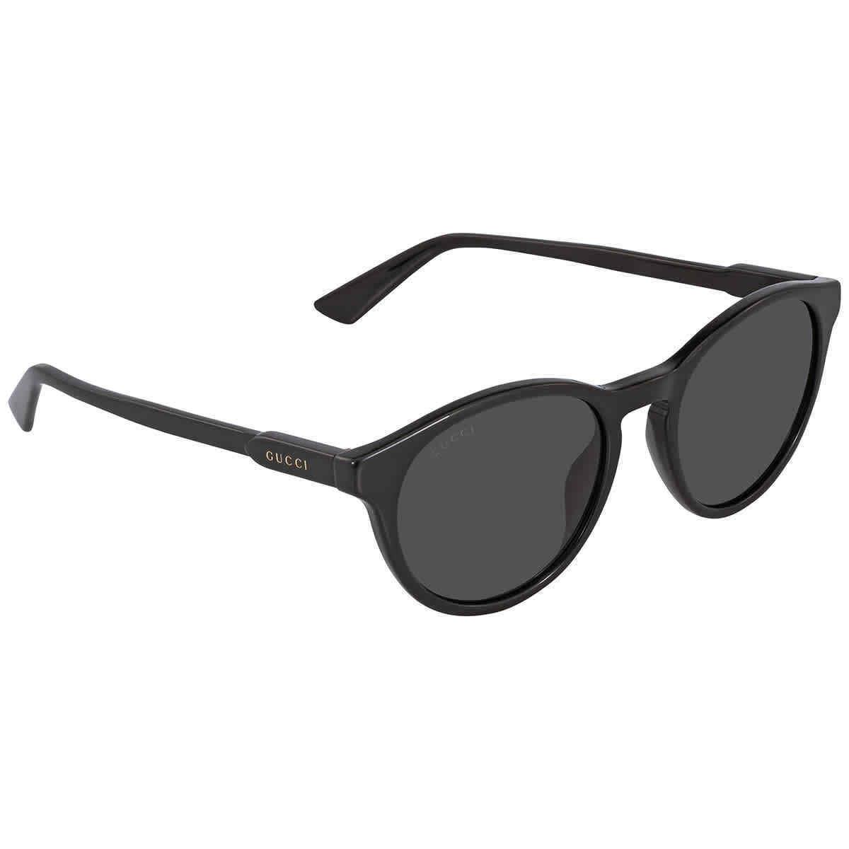 Gucci Grey Round Men`s Sunglasses GG1119S 001 52 GG1119S 001 52