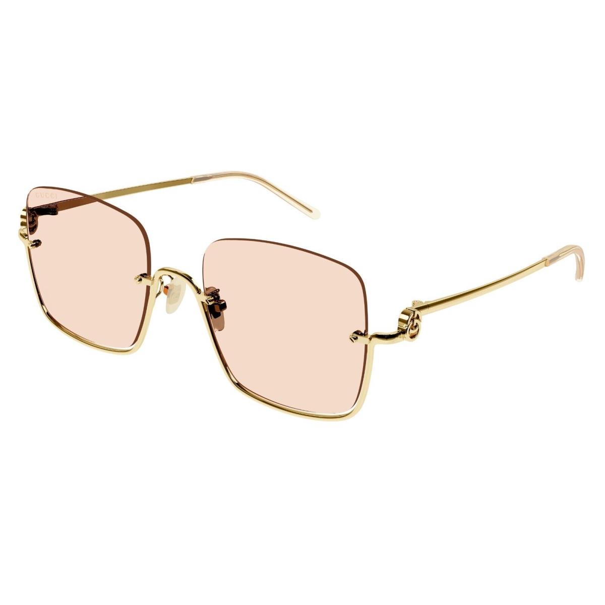 Gucci GG1279S Gold/light Pink 005 Sunglasses