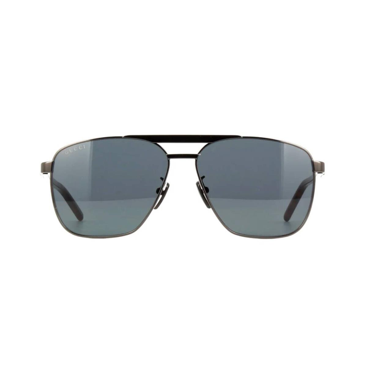 Gucci GG1164S Ruthenium and Havana/grey 001 Sunglasses