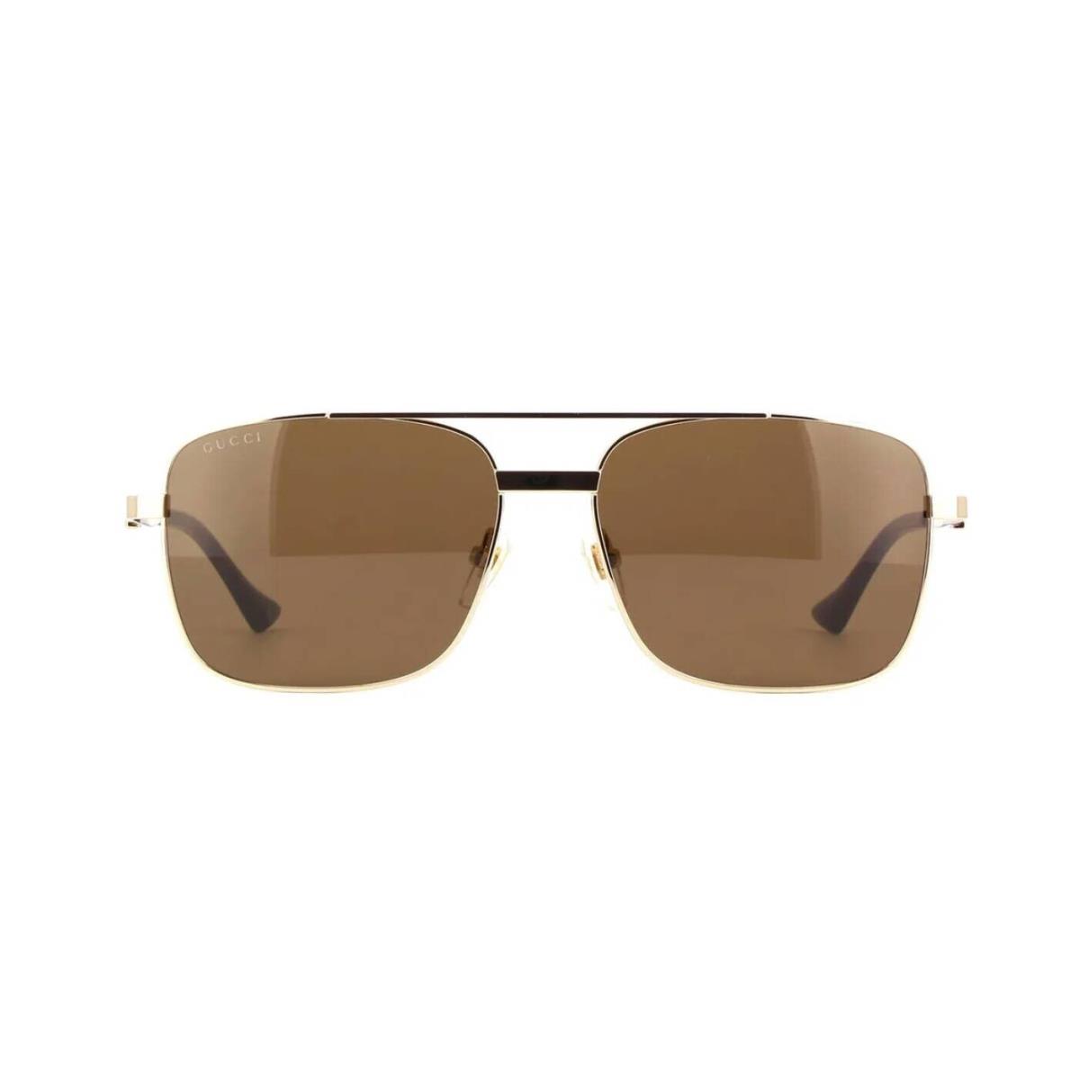 Gucci GG1441S Gold and Havana/brown 002 Sunglasses