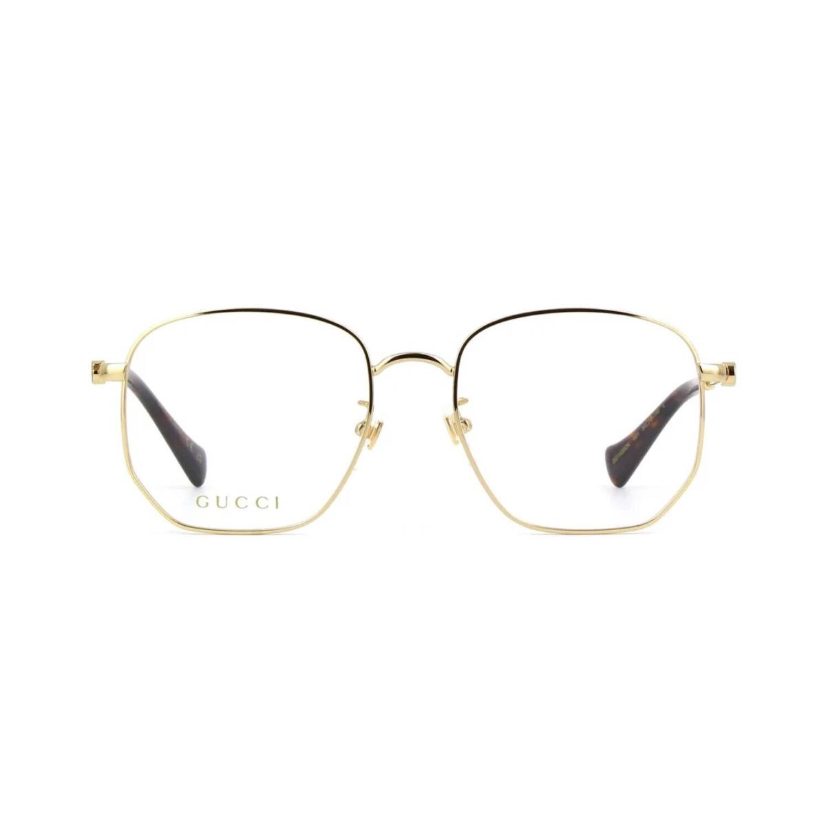 Gucci GG1420OK Gold Havana 001 Eyeglasses