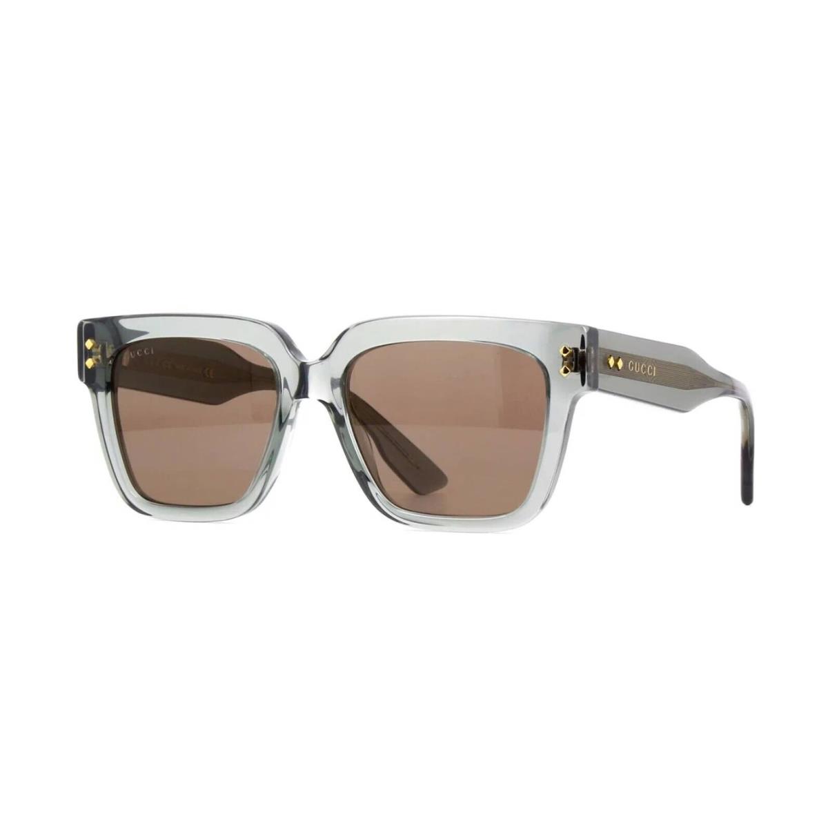 Gucci GG1084S Transparent Grey/brown 004 Sunglasses