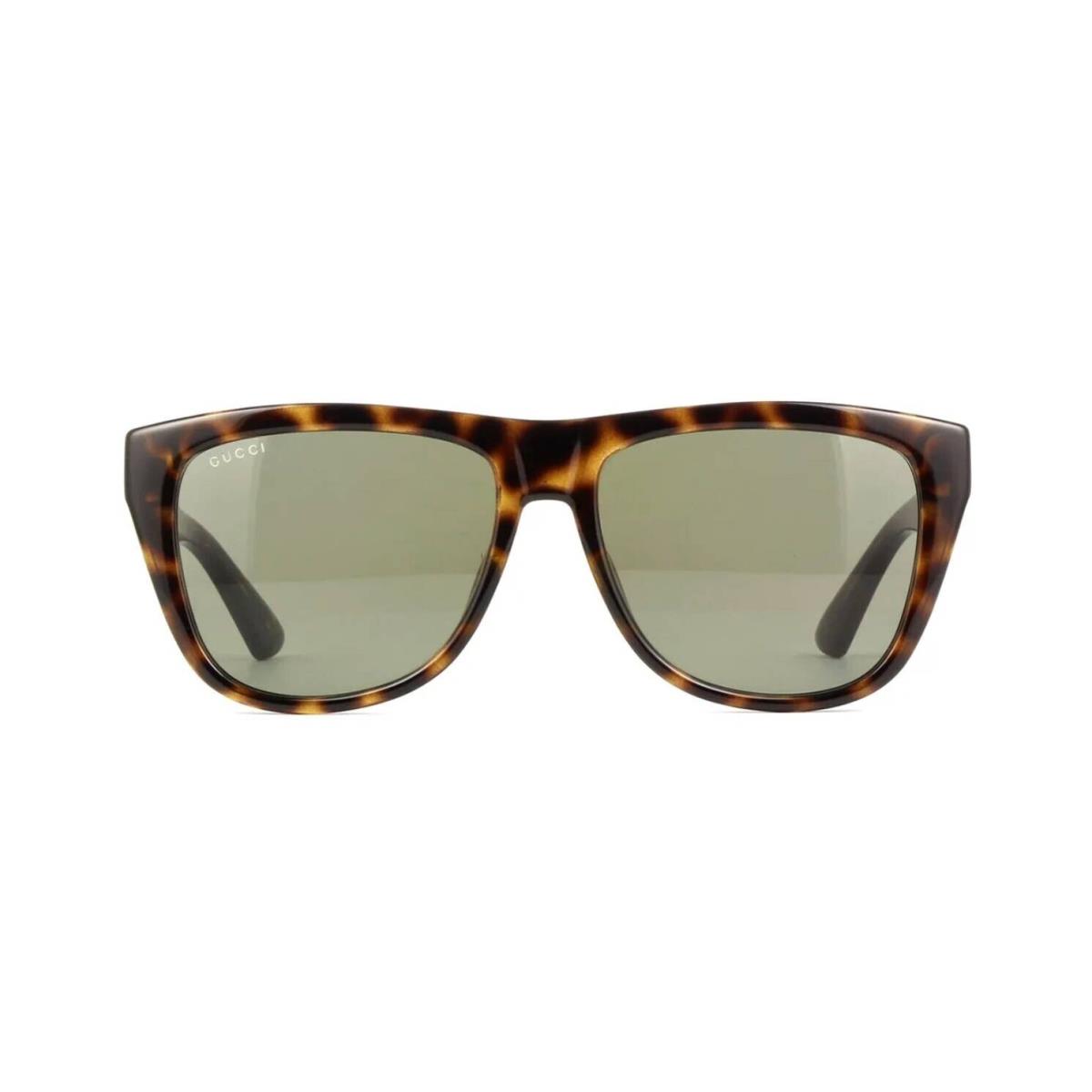 Gucci GG1345S Havana/green 003 Sunglasses