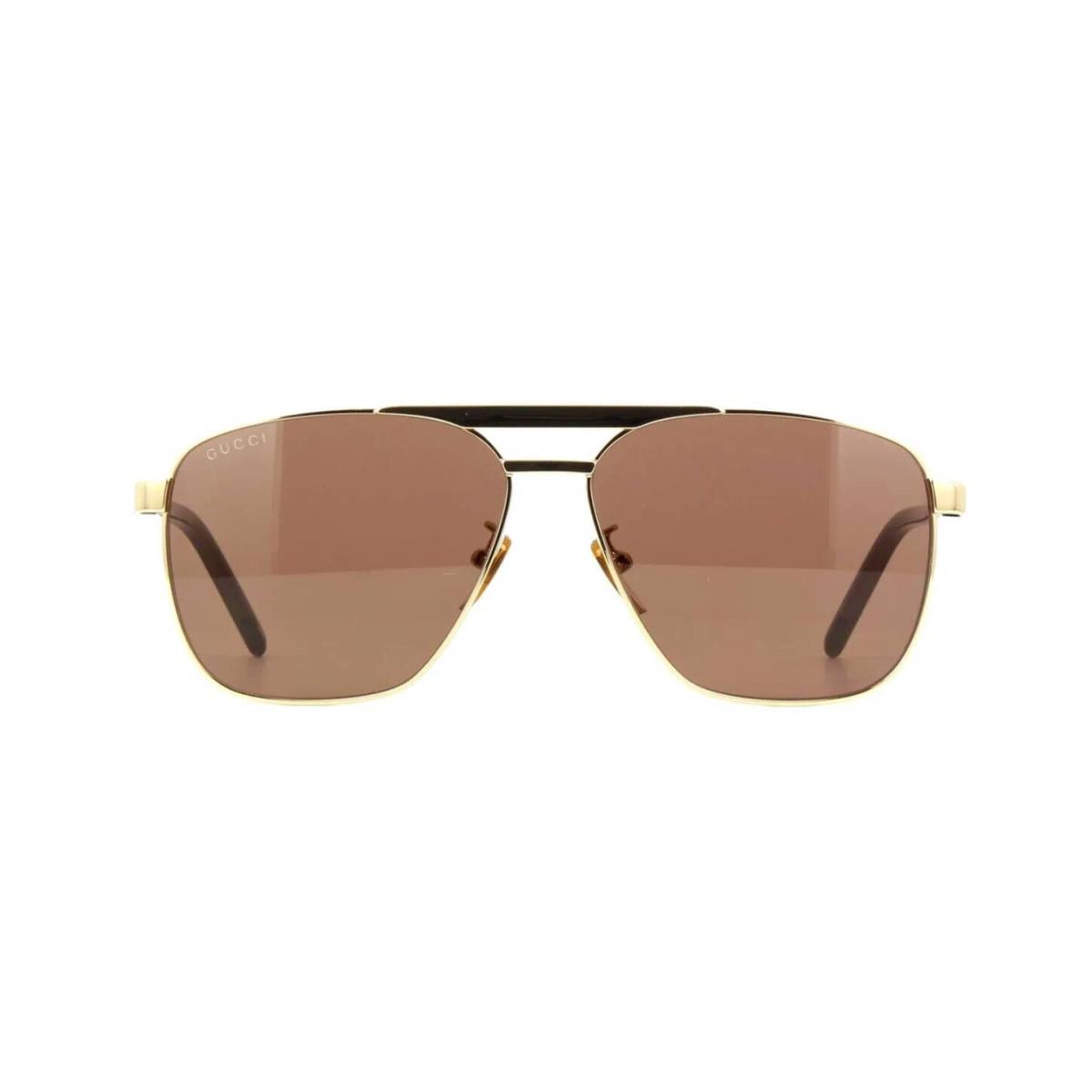 Gucci GG1164S Gold/brown 002 Sunglasses