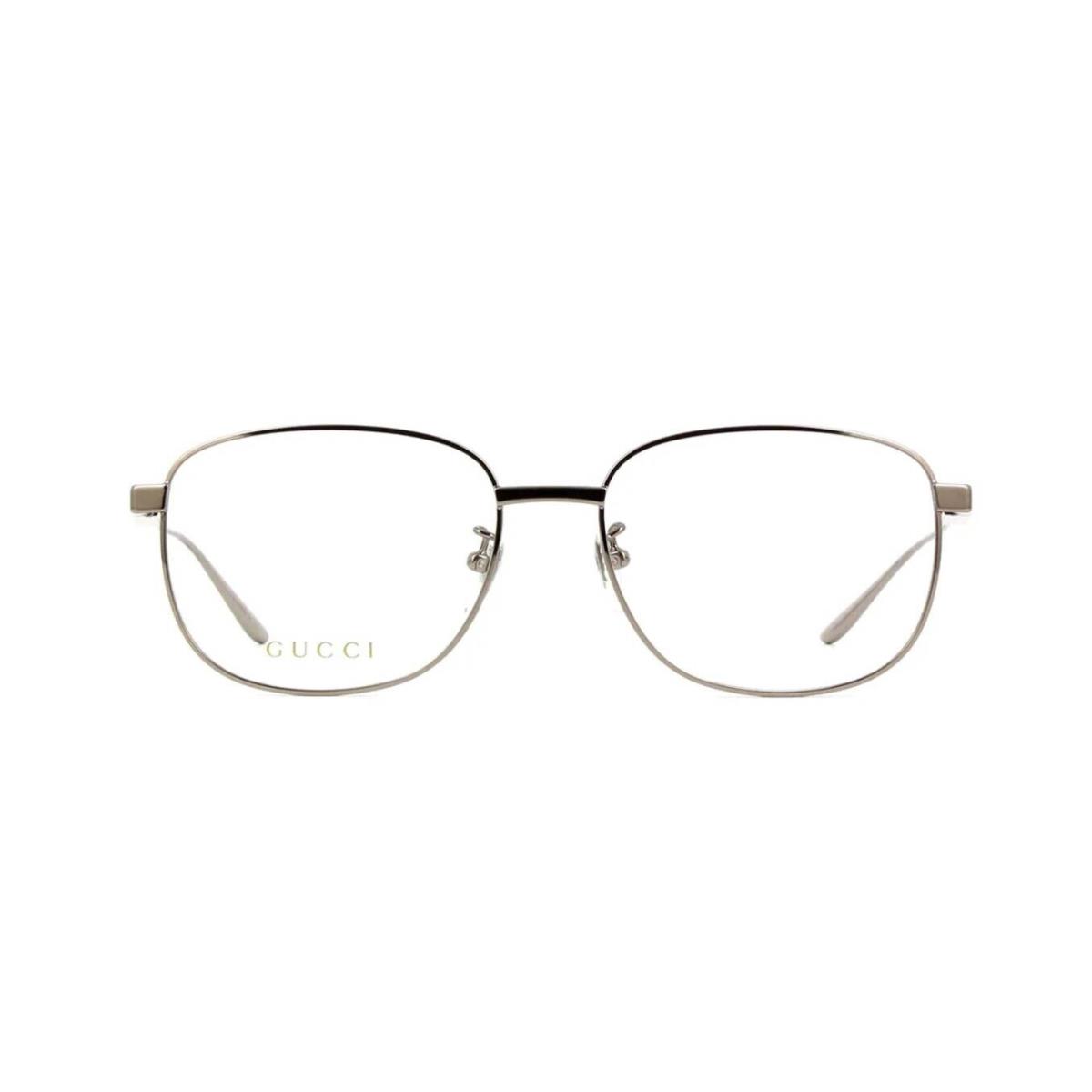 Gucci GG1312O Silver and Black 001 Eyeglasses