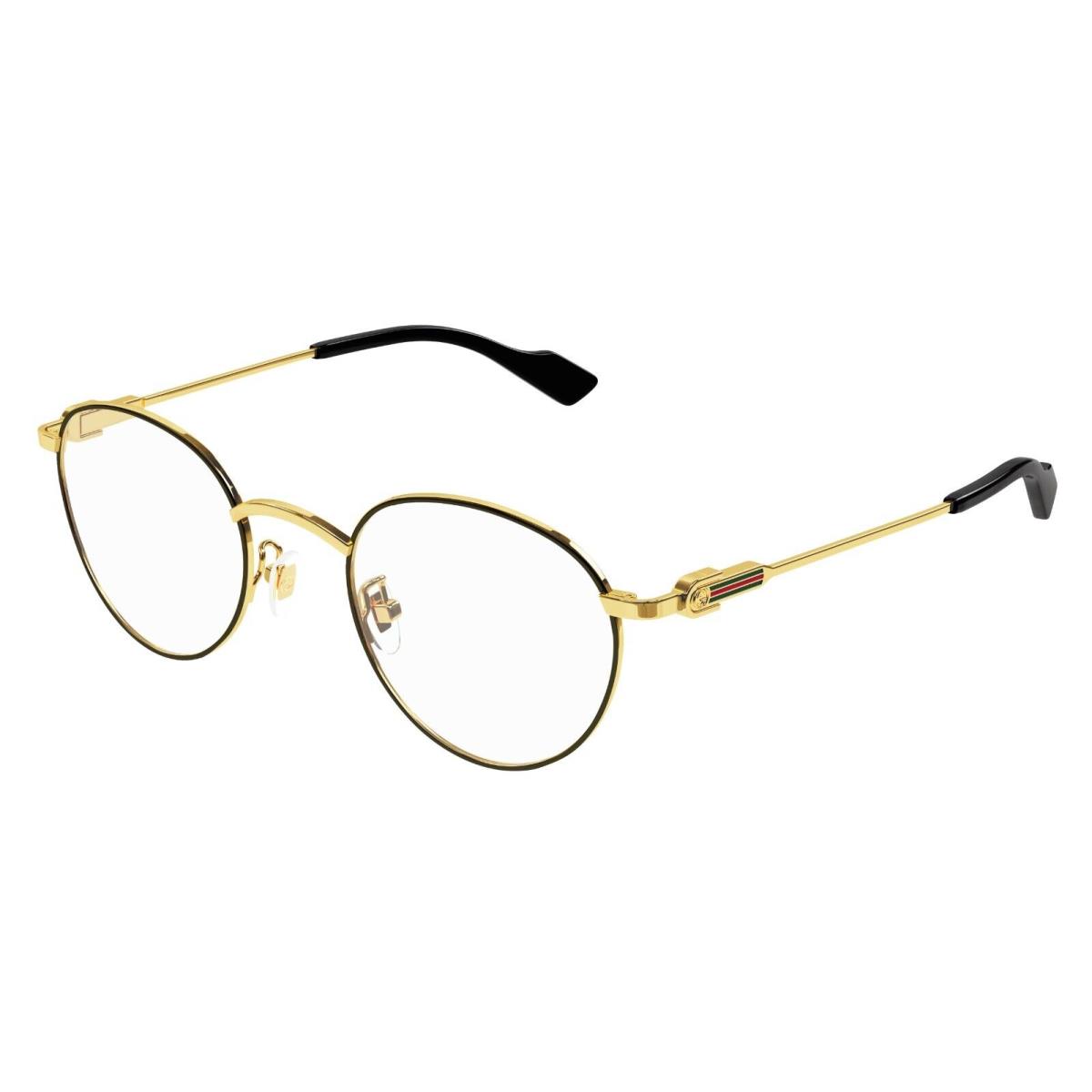 Gucci GG1222O Black Gold 001 Eyeglasses