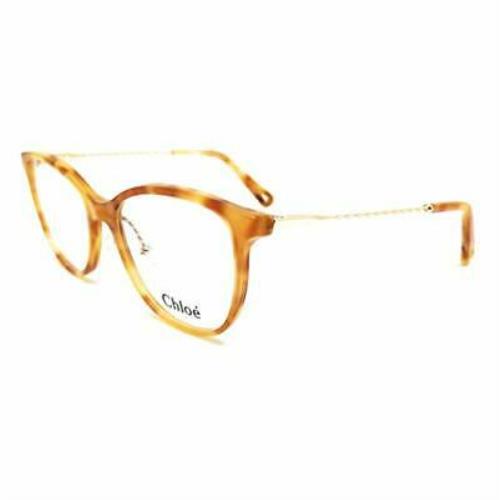 Chloé Chloe CE 2727 725 Blonde Havana Eyeglasses 54mm with Case