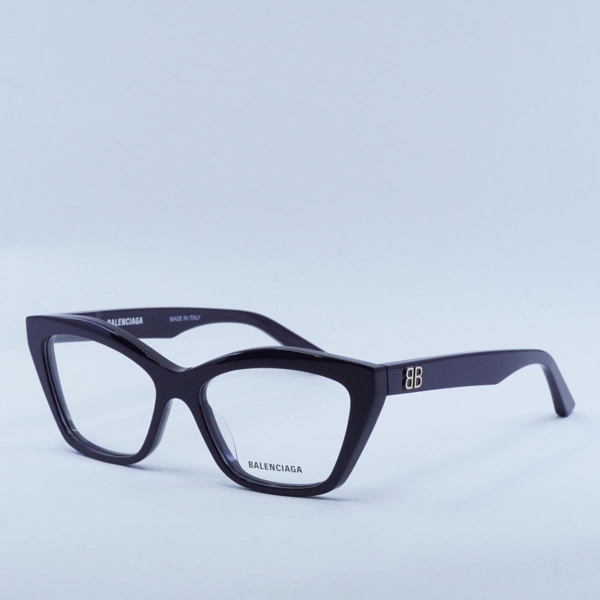 Balenciaga BB0342O 003 Violet 52mm Eyeglasses