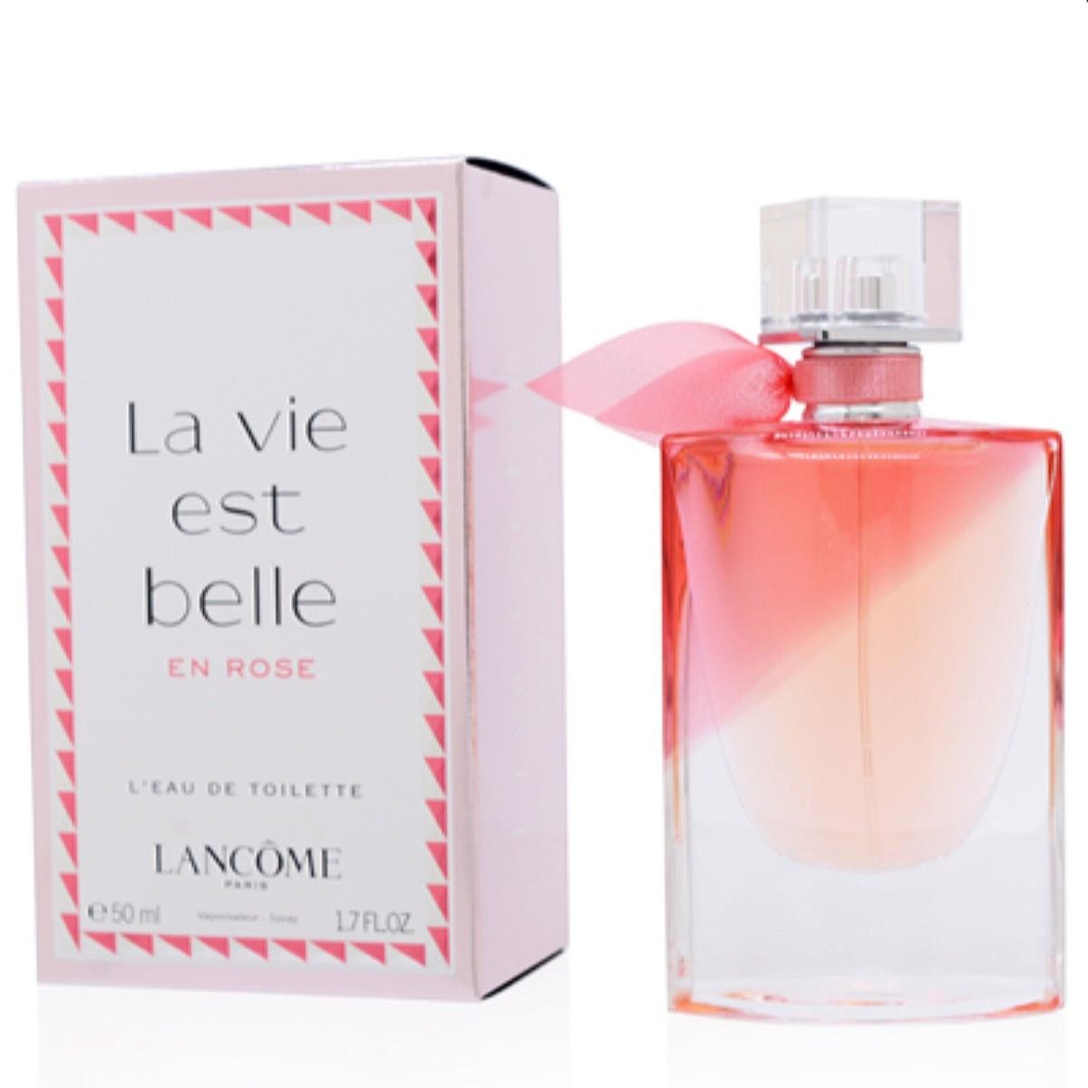 La Vie Est Belle En Rose Lancome Edt Spray 1.7 Oz 50 Ml For Women