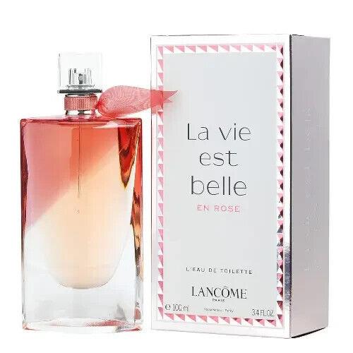 La Vie Est Belle En Rose by Lancome Edt Spray For Women 3.4oz Box