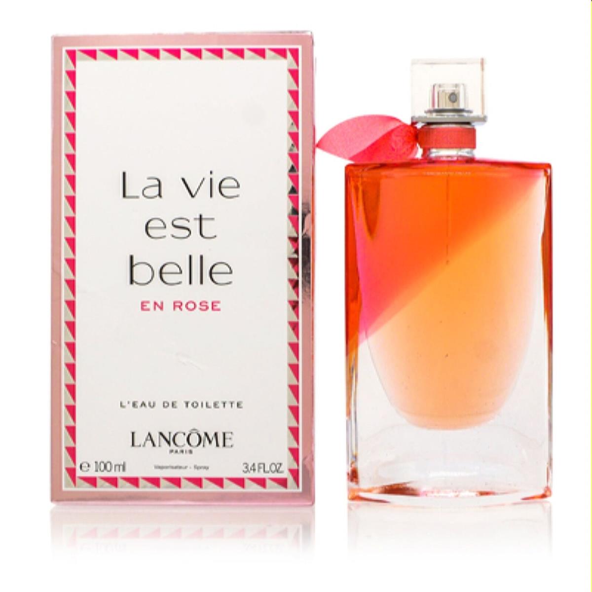 La Vie Est Belle En Rose Lancome Edt Spray 3.4 Oz 100 Ml For Women 520875