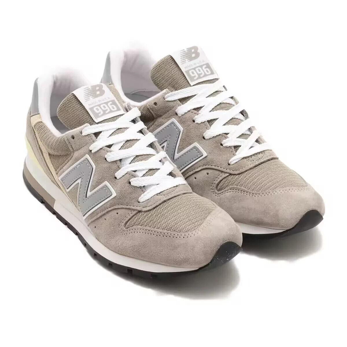 New Balance 996 U996GR Sneakers Men`s Gray Silver Suede Low Top Running Shoes