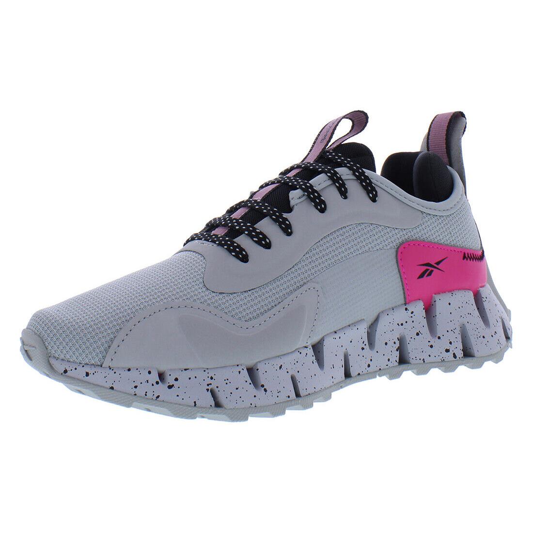 Reebok Zig Dynamica Adventure Womens Shoes - Grey/Black/Pink, Main: Grey