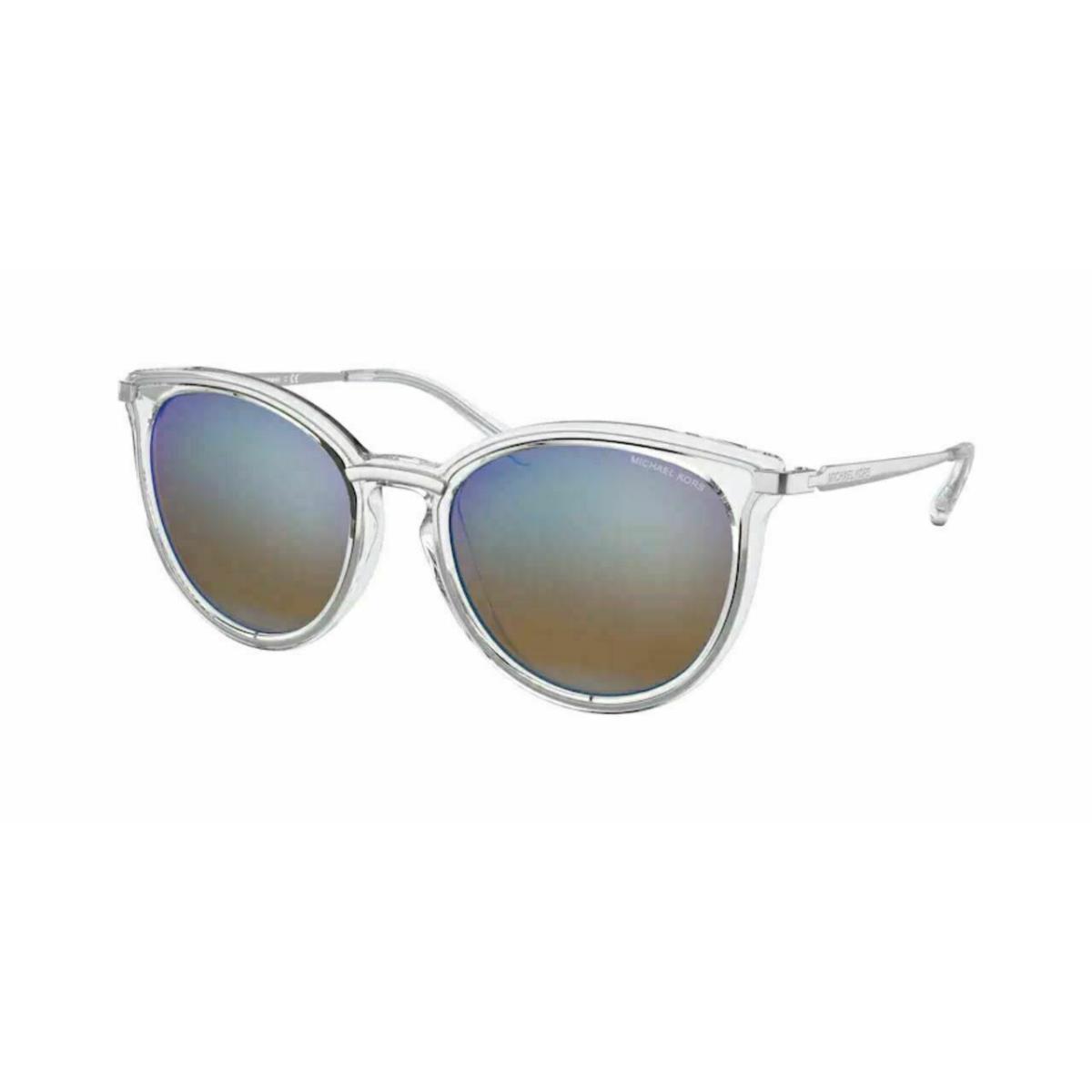Michael Kors MK1077 1153Y7 Silver Clear Round Women`s 54 mm Sunglasses