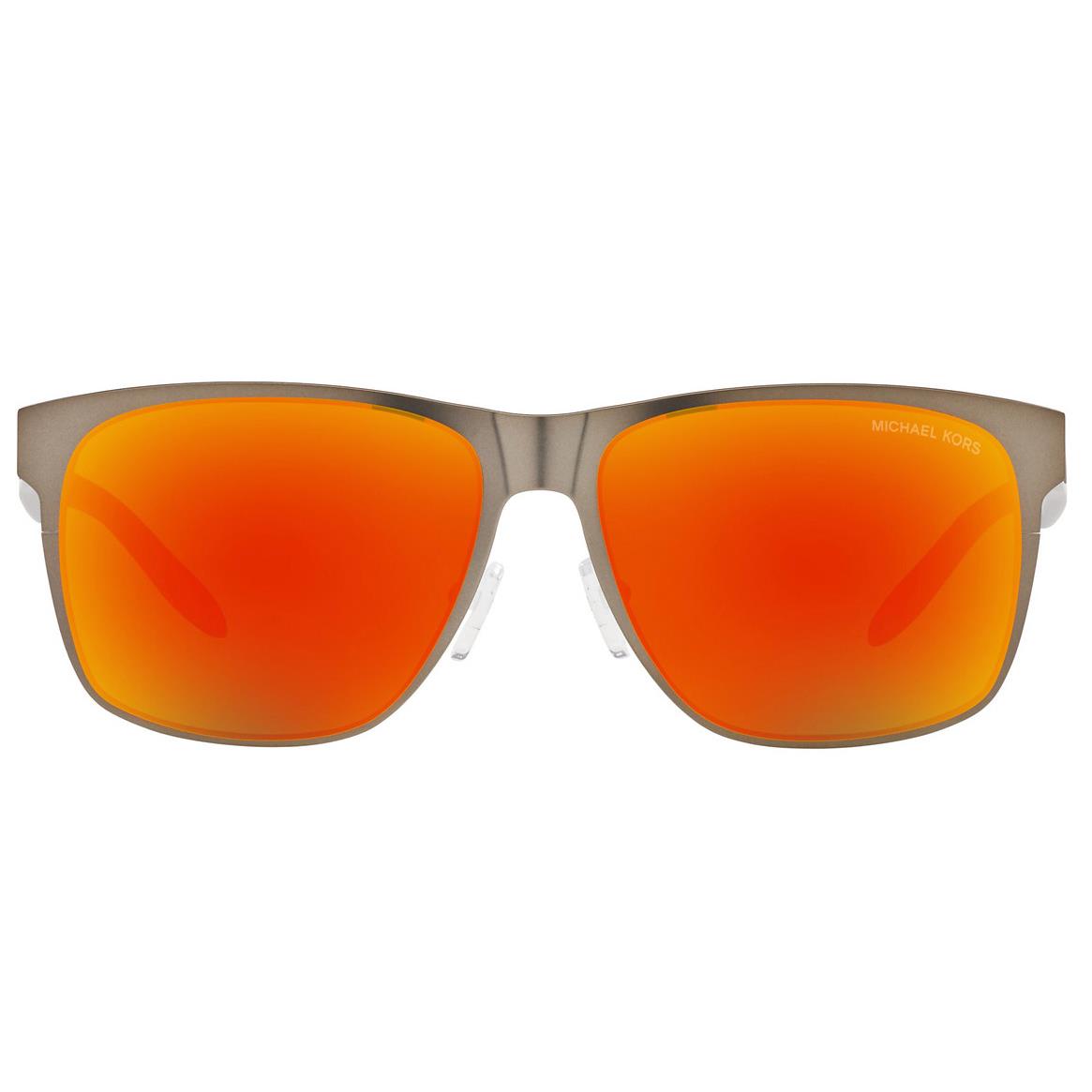 Michael Kors Sunglasses Kodiak MK1103 10036Q 58 - Matte Gunmetal Orange Mirror