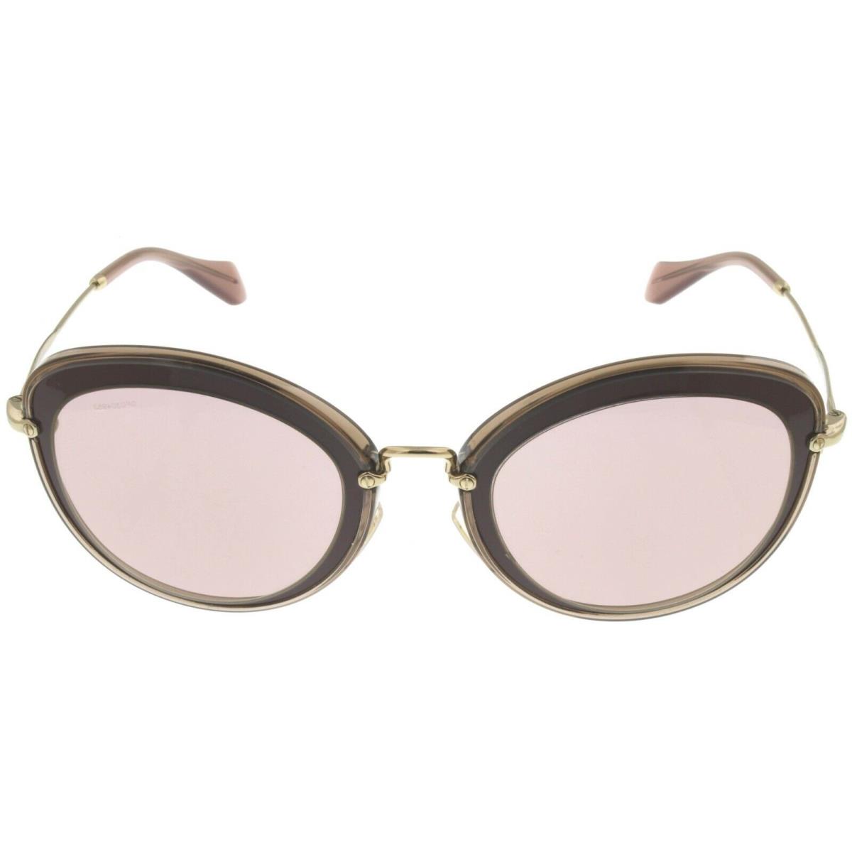 Miu Miu Sunglasses Women Burgundy Gold Rose Cat Eye MU 50R TKW-4M2