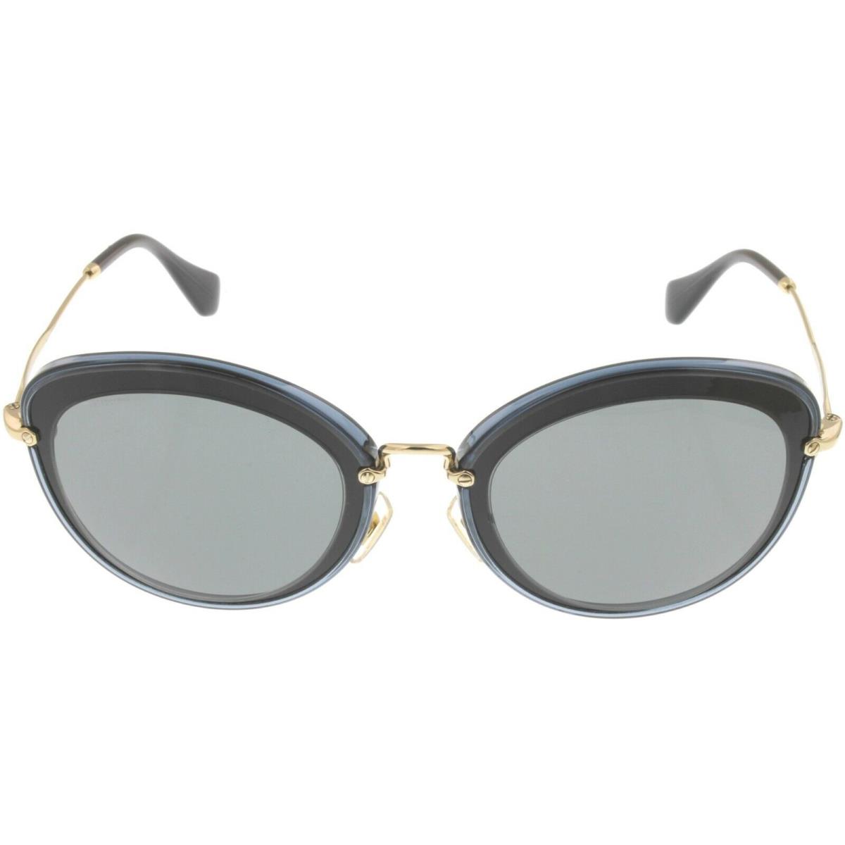 Sunglasses Women Black Gold Cat Eye Miu Miu 50R 1AB 9K1