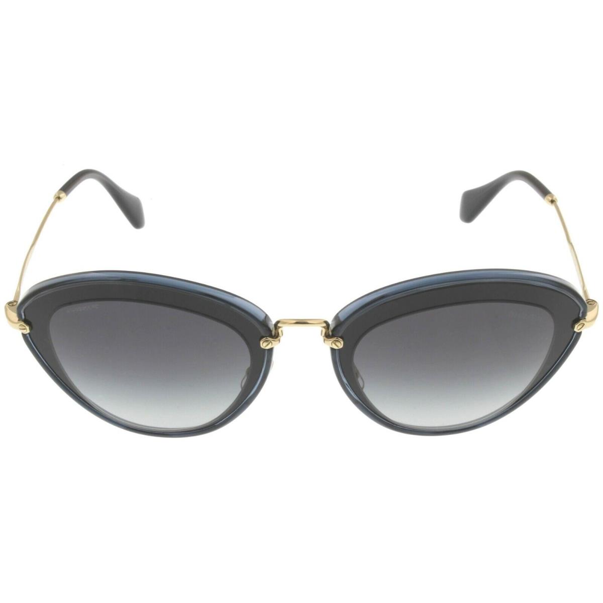 Miu Miu Sunglasses Women Transparent Black Oval MU 51RS 1AB5D1