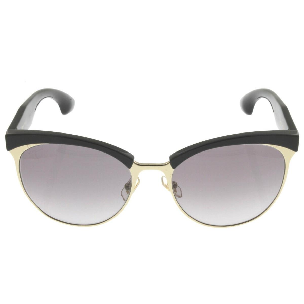 Miu Miu Sunglasses Women Gold Black Round MU 54QS 1AB3E2