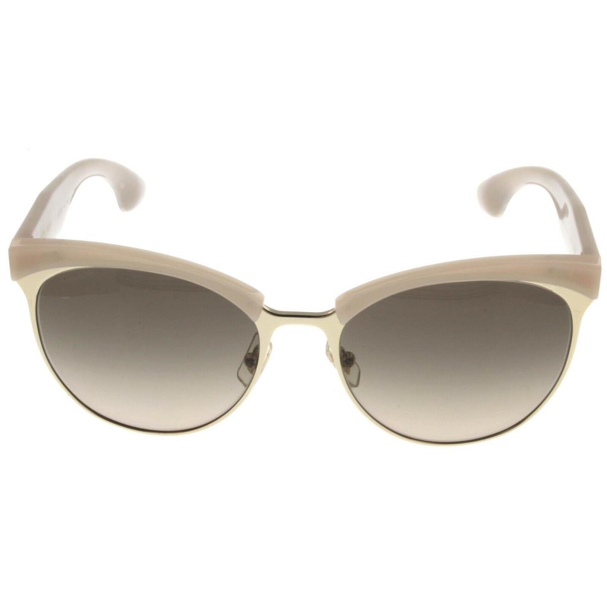 Miu Miu Sunglasses Women Pale Gold Bone Round MU54QS UBC-3D0