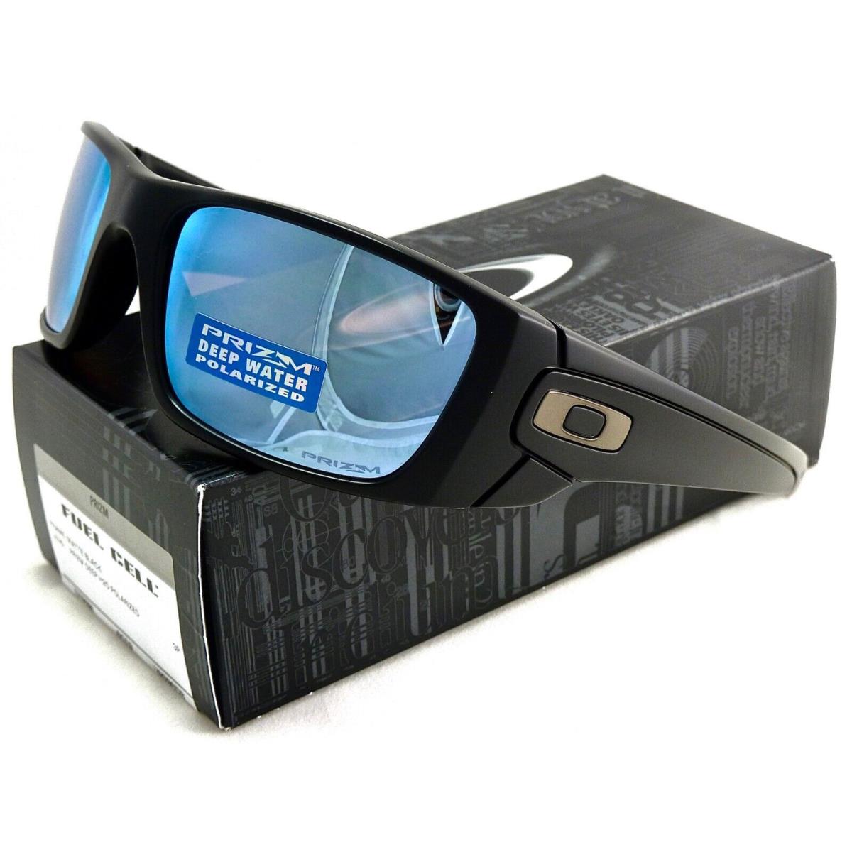 Oakley Fuel Cell Sunglasses OO9096-D8 Matte Black / Prizm Deep Water Polar