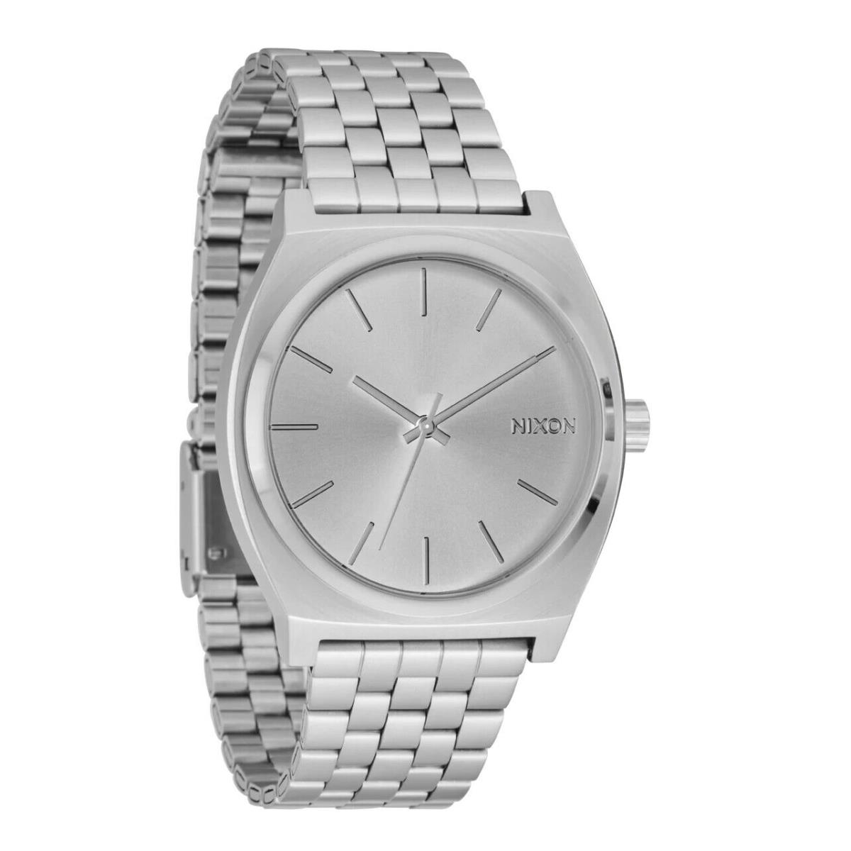 Nixon Men`s Watch Time Teller Watch All Silver