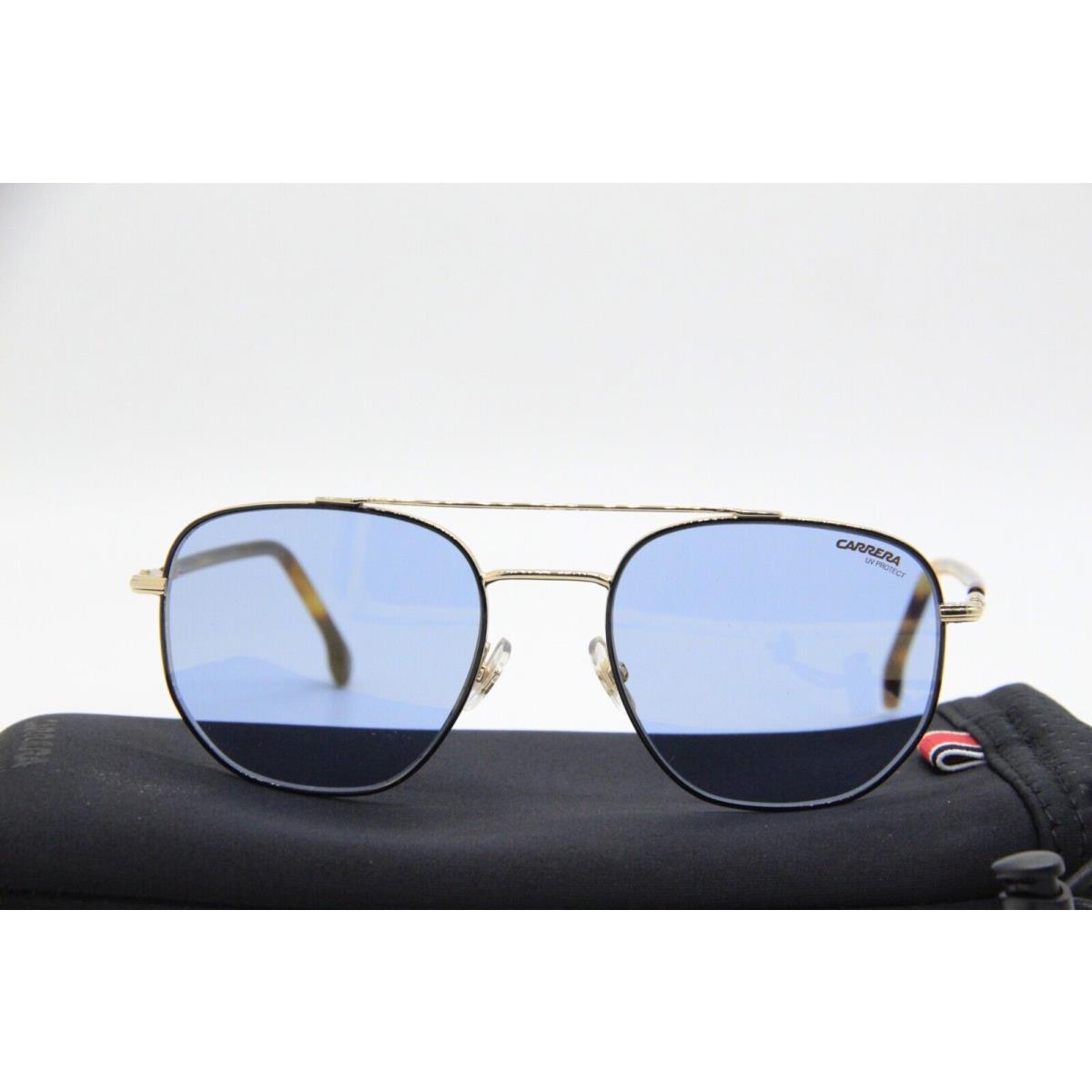 Carrera 236/S 0NR2Y Gold Havana Blue Lens Frames Sunglasses 54-20