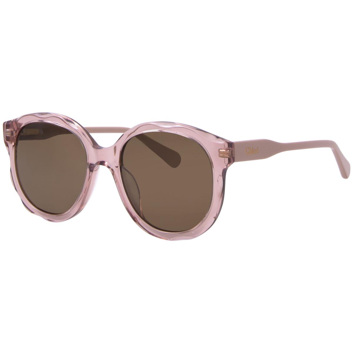 Chloe CC0019S 002 Sunglasses Youth Kids Pink/brown Oval Shape 47mm