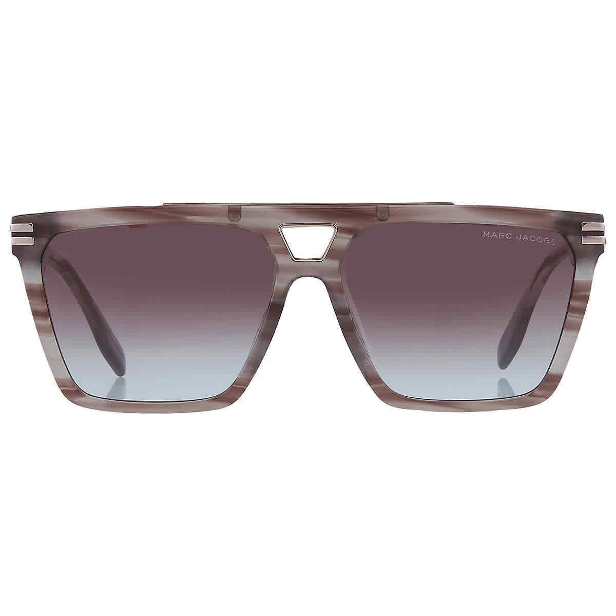 Marc Jacobs Teal Gradient Browline Men`s Sunglasses Marc 717/S 02W8/98 58