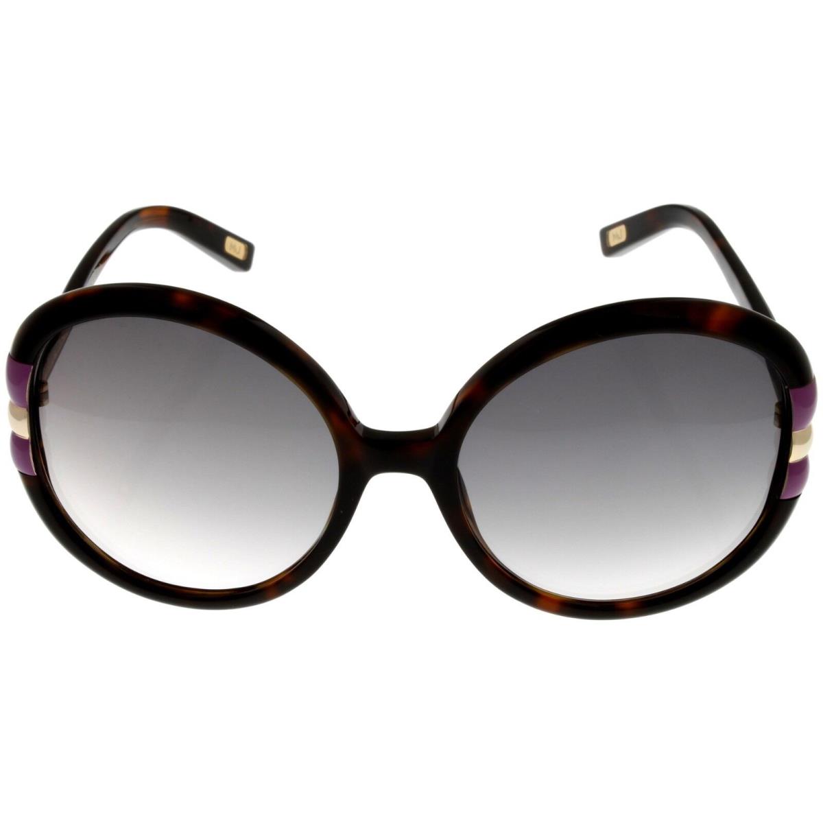 Marc Jacobs Sunglasses Women Dark Havana Violet Gold Round MJ274/S TC1LF