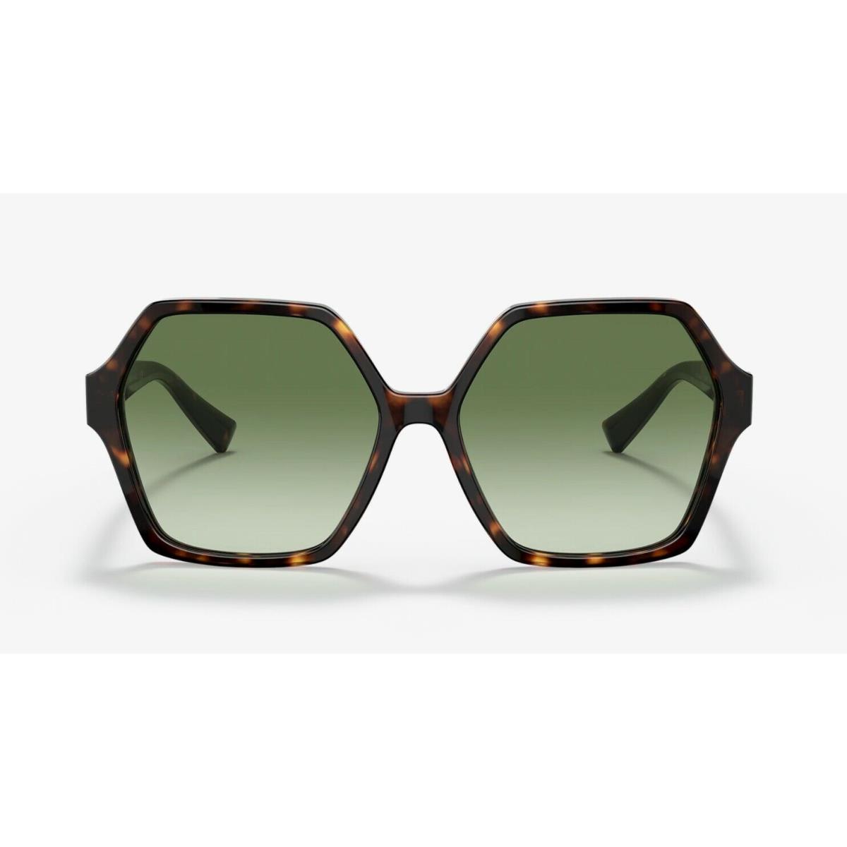 Valentino V Logo VA 4088 Havana/green Shaded 3002/8E Sunglasses