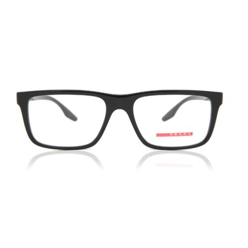 Prada Linea Rossa Eyeglasses Frame PS 02OV 1AB1O1 Black Man