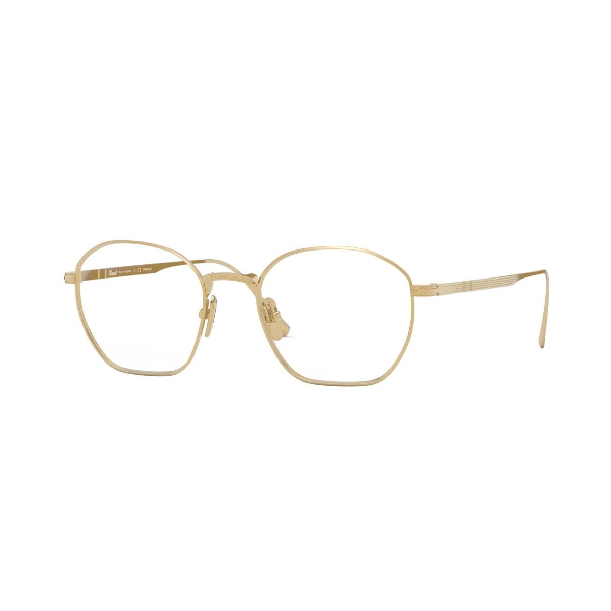 Persol PO5004VT 8000 Irregular Gold Demo Lens 48 mm Unisex Eyeglasses