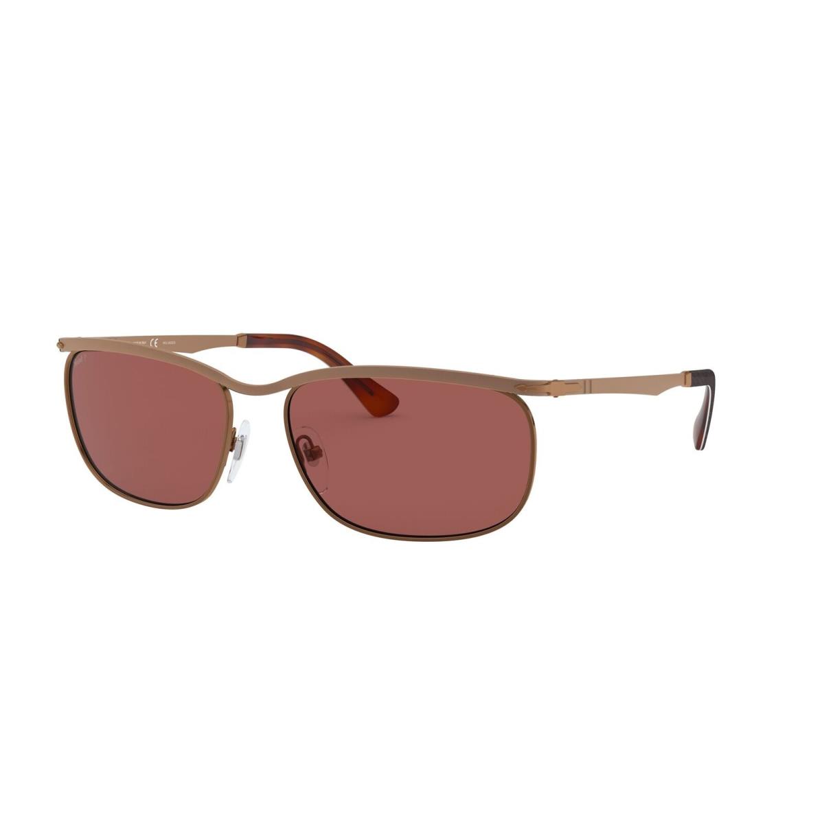 Persol PO2458S 1081AL Key West Brown Polarized Wine Pillow 62 m Men`s Sunglasses