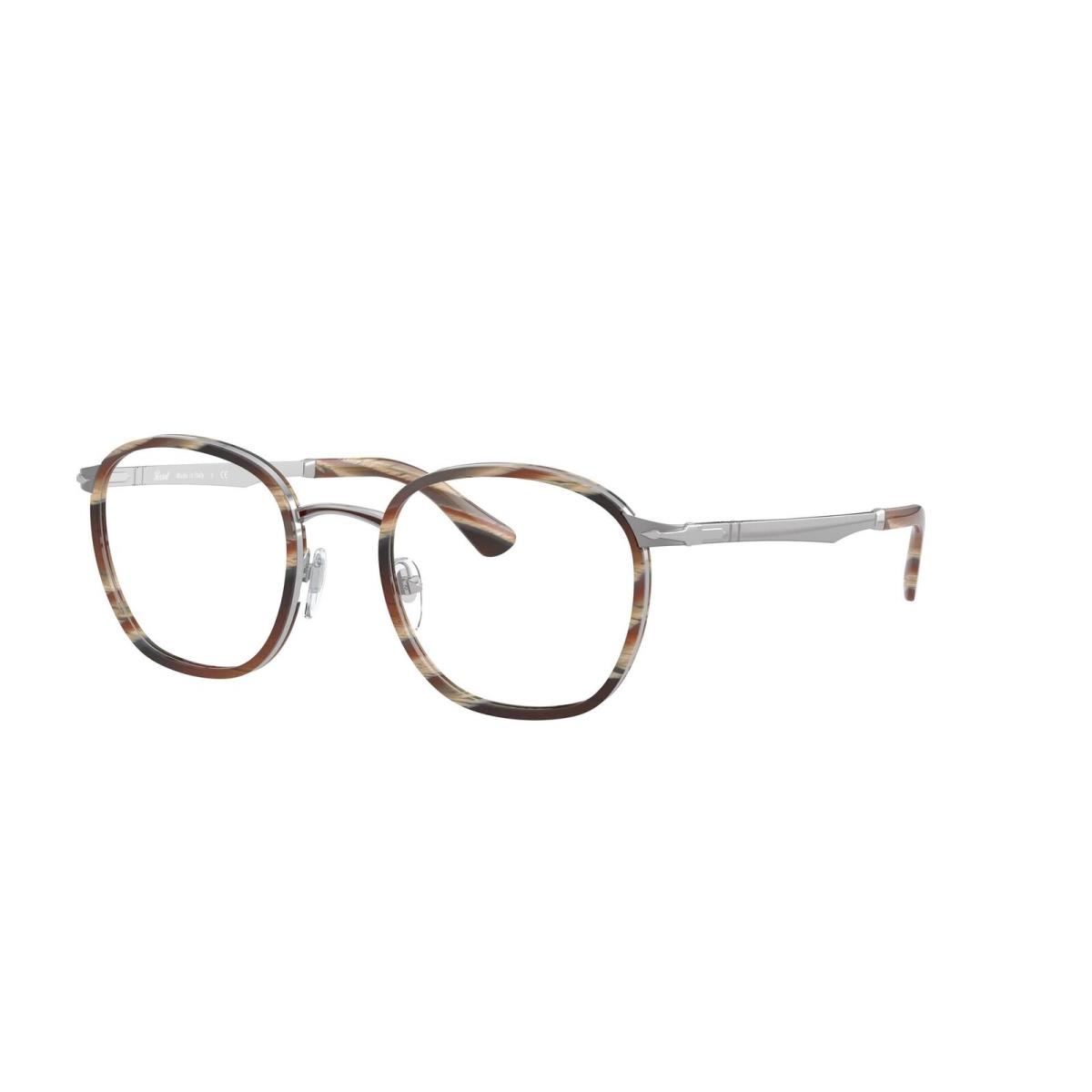 Persol PO2469V 1102 Gunmetal Havana Demo Lens Panthos 48 mm Men`s Eyeglasses