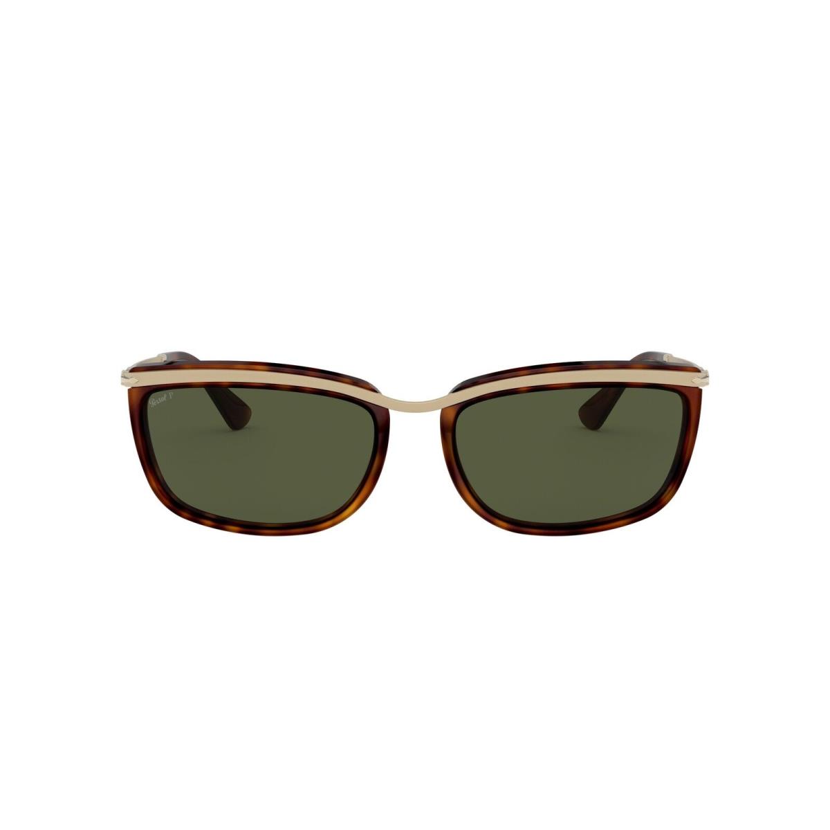 Persol PO3229S 24_58 Key West Ii Havana Green 60 mm Men`s Sunglasses